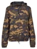 Urban Classics Urban Classics Damen Ladies Camo Pull Over Jacket in woodcamo