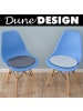 DuneDesign 2er Set Filz Stuhlkissen Hygge in Grau