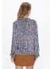 IZIA Blouse in blue multicolor