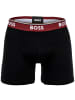 BOSS Boxershort 3er Pack in Schwarz/Weinrot