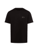 Armani Exchange T-Shirt in schwarz gold