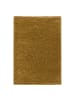 KADIMA DESIGN Teppich Hochflor Shaggy Uni-Look Polypropylen Wohnzimmer in Gold