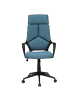 Beliani Bürostuhl DELIGHT in Blau/Schwarz - (W) 64 x (H) 116 x (L) 64 cm