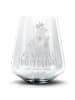 Mr. & Mrs. Panda Blümchentail Glas Einhorn Vegan mit Spruch in Transparent