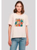 F4NT4STIC T-Shirt Muttertag Cool Moms Club Retro Blumen in pink