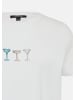 comma T-Shirt kurzarm in Weiß