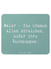 Mr. & Mrs. Panda Mouse Pad Spruch Maler Rechnung mit Spruch in Meeresbrise