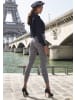 LASCANA Leggings in beige schwarz gemustert