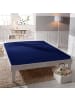 Estella Single-Jersey Spannbettlaken in dunkelblau