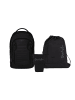 Satch Schulrucksack-Set MATCH PLUS "Blackjack" 3-tlg. in Schwarz