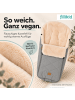 fillikid Winterfußsack Vegan Comfort Exclusiv in Grau