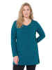Ulla Popken Longshirt in petrolgrün