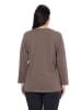 Ulla Popken Shirt in dunkles taupe