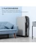 HOMCOM Klappbett in Hellgrau & Schwarz 190L x 76B x 33H cm