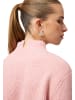 Zero  Strickpullover mit Stehkragen in Rose Melange