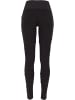 Urban Classics Urban Classics Damen Ladies Interlock High Waist Leggings in blk/blk