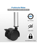 COSTWAY Rollcontainer in Schwarz