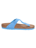 Birkenstock Tieffußbett Pantolette in blau