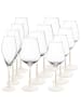 Villeroy & Boch 12er Set Wein- und Sektgläser Set Manufacture Rock Blanc weiß-transparent in weiß-transparent