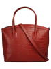 Cluty Handtasche echt Leder in rot