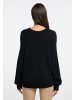 RISA Damen Strick Pullover in Schwarz
