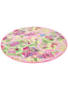 Snapstyle Kinderteppich Girls Village Rund in rosa
