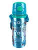 Disney Frozen Alu-Trinkflasche Frozen 600 ml mit Klappdeckel & Tragegurt in Blau