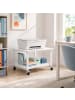 relaxdays Druckertisch in Weiß - (B)50 x (H)32 x (T)50 cm