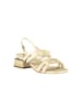 Laura Biagiotti Beige Polyurethan Damen Sandale