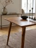 KADIMA DESIGN Esszimmertisch REPA 160 x 80 x 76 cm rustikal Massiv-Holz,