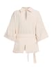 Vera Mont Tunika-Bluse mit Bindegürtel in Champagne Sorbet