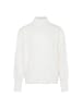 faina Damen Strickpullover Mit Pailletten in WOLLWEISS