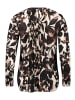 Betty Barclay Schlupfbluse mit Plissee in Beige/Braun