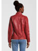 7eleven Bikerjacke Lederjacke "SHARRY" in RED