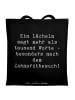 Mr. & Mrs. Panda Schultasche Spruch Zahnärztin Lächeln mit Spruch in Schwarz