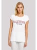F4NT4STIC Extended Shoulder T-Shirt Valentinstag Valentine Vibes in weiß