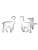 Glanzstücke München Ohrstecker Alpaka Sterling Silber in silber