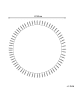 Beliani Geflochtener Teppich HARRAN in Beige - (W) 140 x (H) 1 x (L) 140 cm