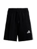 adidas Essentials 3-Streifen Cotton Shorts in Schwarz