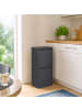 relaxdays Mülleimer in Anthrazit - 40 l