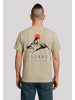 F4NT4STIC T-Shirt Escape Discover the World Mountain in sand