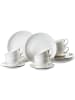 Ritzenhoff & Breker 18er Set Kaffeeservice Levi Weiss weiß in weiß