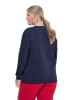 MIAMODA Sweatshirt in dunkles marine