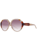 Scotch & Soda Frauen Sonnenbrille Rund Braun