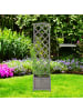 relaxdays Rankkasten in Grau - (H)150 cm