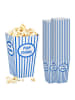 relaxdays 576 x Popcorntüten in Blau/ Weiß