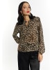 faina Bluse Mit Leo-Print in Beige Leo