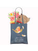 Mr. & Mrs. Panda Shopping Tasche Rotkehlchen Federn mit Spruch in Indigo Blue