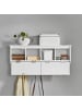 SoBuy Wandgarderobe in Weiß - (B)78 x (H)30 x (T)20cm
