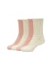 s.Oliver Socken cosy cable knit 4er Pack blanc